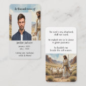 Memorial Memory Pocket Card Lord Shepherd Visitenkarte (Vorne/Hinten)