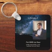 Memorial Milky Way Starry Night Sky  Schlüsselanhänger (Vorderseite)