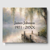 Memorial Misty Lake Dock with Willow Tree Gästebuch (Vorderseite)