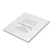Memorial Modern Elegant Einfaches Design Fliese (Seite)