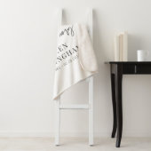 Memorial Modern Elegant Einfaches Design Sherpadecke (Beispiel)