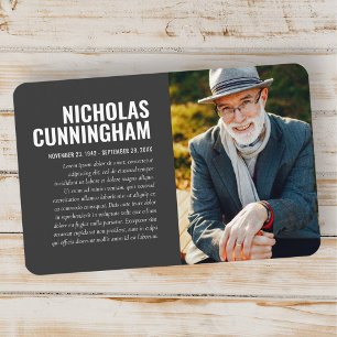 Memorial Modern Foto Praetkarte wahren Magnet