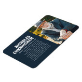 Memorial Modern Foto Praetkarte wahren Magnet (Linke Seite)