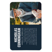 Memorial Modern Foto Praetkarte wahren Magnet (Vertikal)