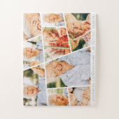 Memorial Modern Simple Chic 9 Foto Collage Puzzle (Vertikal)