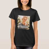 Memorial Modern Simple Elegantes individuelles Fot T-Shirt (Vorderseite)