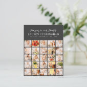 Memorial Modern Simple Minimalistisch 25 Foto (Stehend Vorderseite)