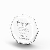 Memorial Modern Simple Minimalistisch Chic Fotoblock (Rechts)