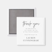 Memorial Modern Simple Minimalistisch Chic Vielen Magnet (Vorderseite/Rückseite)