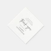 Memorial Modern Simple Minimalistisch Chic Vielen Serviette (Ecke)
