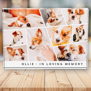 Memorial Modernes, einfaches Chic Collage Fotoblock