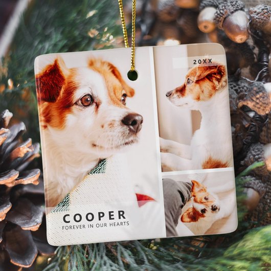 Memorial Modernes, einfaches geometrisches FotoCol Keramikornament