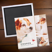 Memorial Modernes, einfaches geometrisches FotoCol Magnet