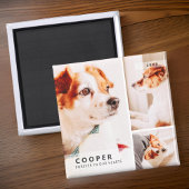 Memorial Modernes, einfaches geometrisches FotoCol Magnet