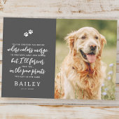 Memorial Modernes Gedicht mit einfachem Design Fot Dankeskarte