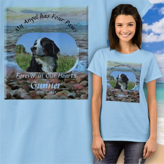 Memorial My Angel hat Four Paws 0742 T-Shirt