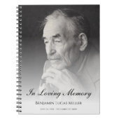 Memorial oder Beerdigung Gästebuch Notizblock (Vorderseite)
