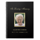 Memorial oder Beerdigung Gästebuch Notizblock (Vorderseite)