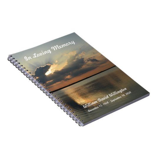 Memorial oder Beerdigung Gästebuch Notizblock (Rechte Seite)