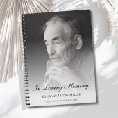 Memorial oder Beerdigung Gästebuch Notizblock