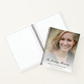 Memorial oder Beerdigung Gästebuch Notizblock (Innenseite)