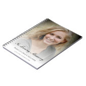 Memorial oder Beerdigung Gästebuch Notizblock (Linke Seite)