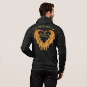 Memorial personalisieren hoodie (Schwarz voll)