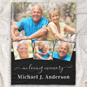 Memorial Personalisiert 4 Picture in Love Memory Fleecedecke