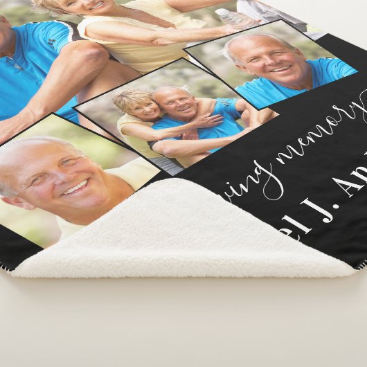 Memorial Personalisiert 4 Picture in Love Memory Sherpadecke (3/4)