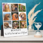 Memorial Personalisiert 9 Fotomaterial Collage Dog Fotoplatte (Seite)