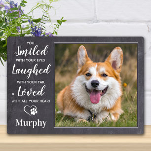Memorial Personalisiert Hunde Erinnerung Foto Fotoplatte