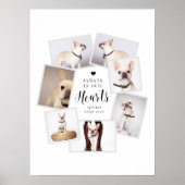 Memorial Personalisiert Multi Foto Collage Poster (Vorne)