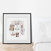 Memorial Personalisiert Multi Foto Collage Poster