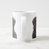 Memorial Pet Hund Foto Jahr Jumbo-Tasse (Rückseite)