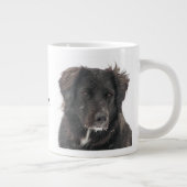 Memorial Pet Hund Foto Jahr Jumbo-Tasse (Rechts)