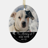 Memorial Pet Ornaments - Benutzerdefinierter Hunde Keramik Ornament (Rechts)