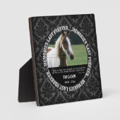 Memorial - Pferdeverlust - Benutzerdefiniertes Fot Fotoplatte (Vorderseite)