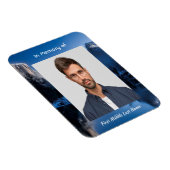  Memorial Photo Mountain Lake Winter Snow Magnet (Rechte Seite)