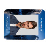 Memorial Photo Mountain Lake Winter Snow Magnet (Horizontal)