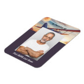 Memorial Photo Pilot Airplane Flying Sunset Magnet (Linke Seite)
