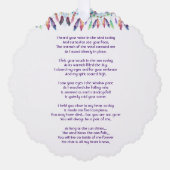 Memorial Photo Prayer Feathers Boho Tribal Native Ornament Karte (Vorderseite)