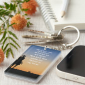 Memorial Photo Western Horse Back Riding Schlüsselanhänger (Vorderseite rechts)