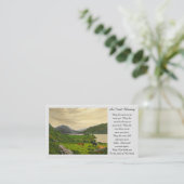 Memorial Picture Beileid Praetkarte Visitenkarte (Stehend Vorderseite)