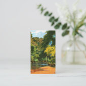 Memorial Picture Beileid Praetkarte Visitenkarte (Stehend Vorderseite)