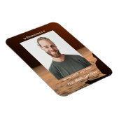 Memorial Pocket Card Fischerei Fischer Magnet (Rechte Seite)
