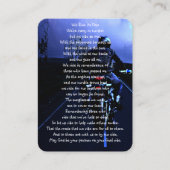 Memorial Pocket Keepake Motorrad-Biker Visitenkarte (Vorderseite)