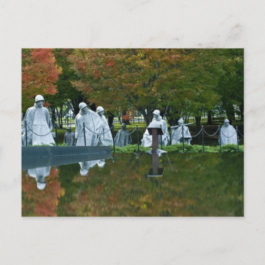 Memorial Postcard für Kriegsveteranen Postkarte (Vorderseite)