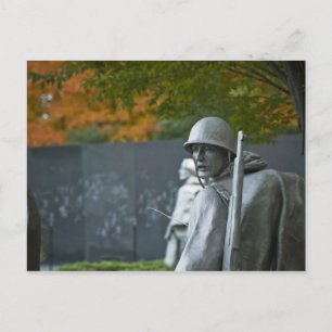 Memorial Postcard für Kriegsveteranen Postkarte