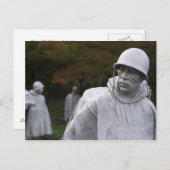 Memorial Postcard für Kriegsveteranen Postkarte (Vorne/Hinten)