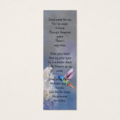 Memorial Prayer Card Beerdigung Natur Lesezeichen (Vorderseite)